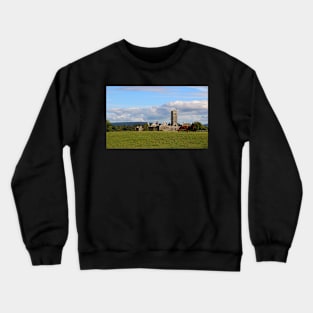 Quin Abbey in Rural Ireland Crewneck Sweatshirt